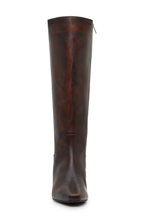 Vince Camuto Avriah Over The Knee Boot In Dark Caramel