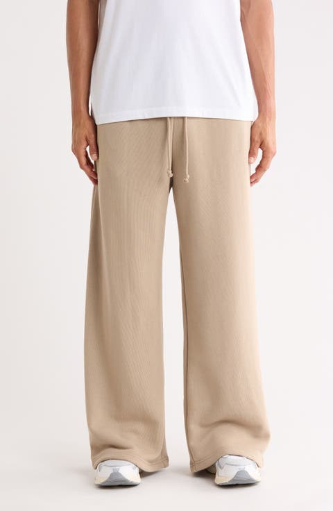 Baggy Cotton Blend Pants