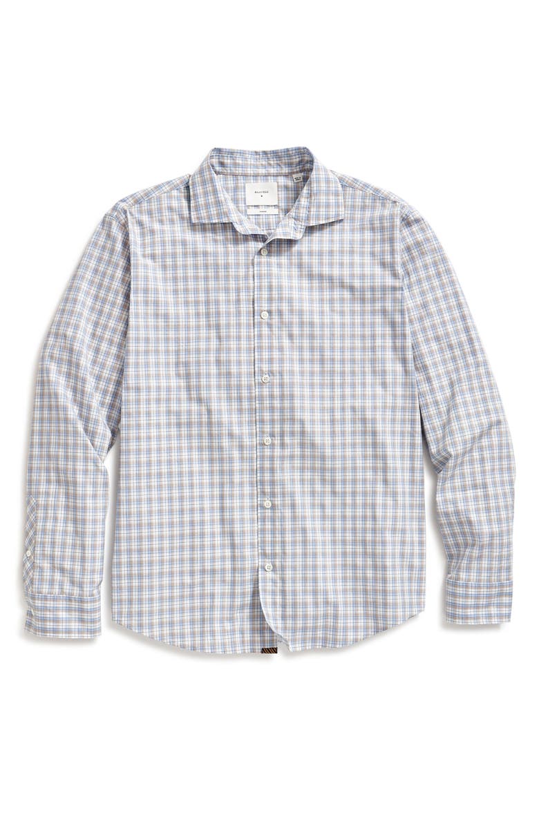 Billy Reid Classic Fit Plaid Button-Up Shirt, Alternate, color, Blue Multi