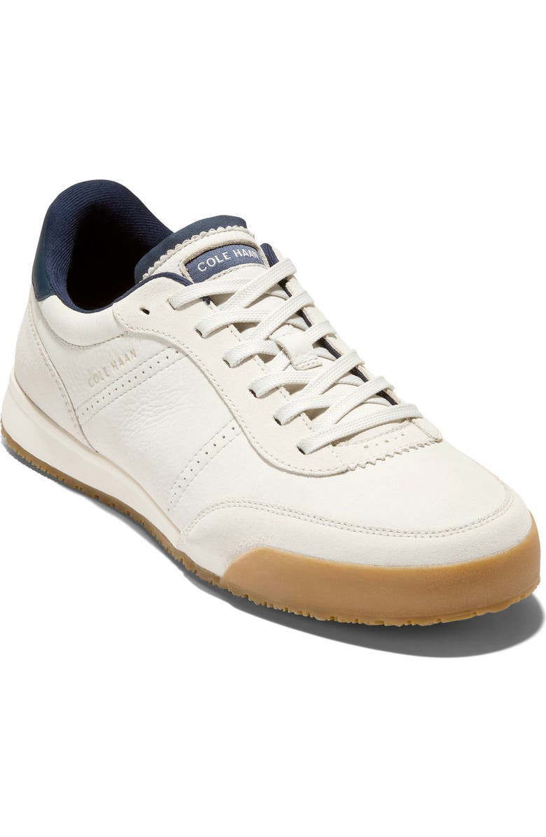 Cole Haan GrandPro Slimline Sneaker, Main, color, Ivory Nubuck / Silver Birch