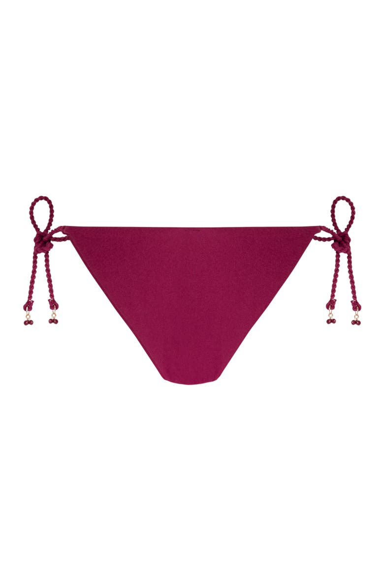 Marrakech Cheeky Bikini Bottom, Alternate, color, Beaujolais