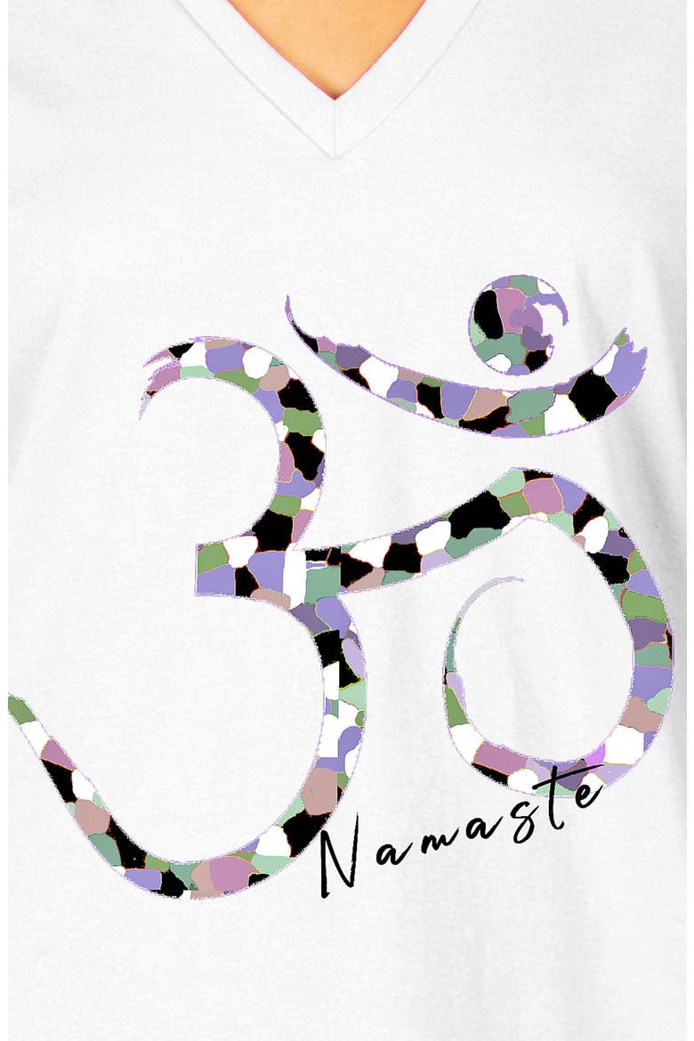 Oversize V-Neck T-Shirt, Alternate, color, WHITE