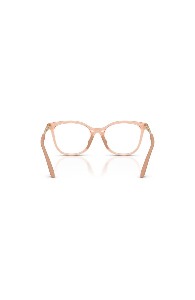 Emporio Armani 48mm Butterfly optical glasses, Alternate, color, Beige