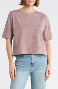 Hi Res Rhinestone Embellished Cotton T-Shirt