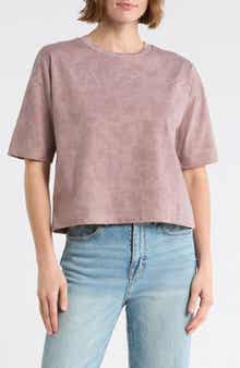 Hi Res Rhinestone Embellished Cotton T-Shirt