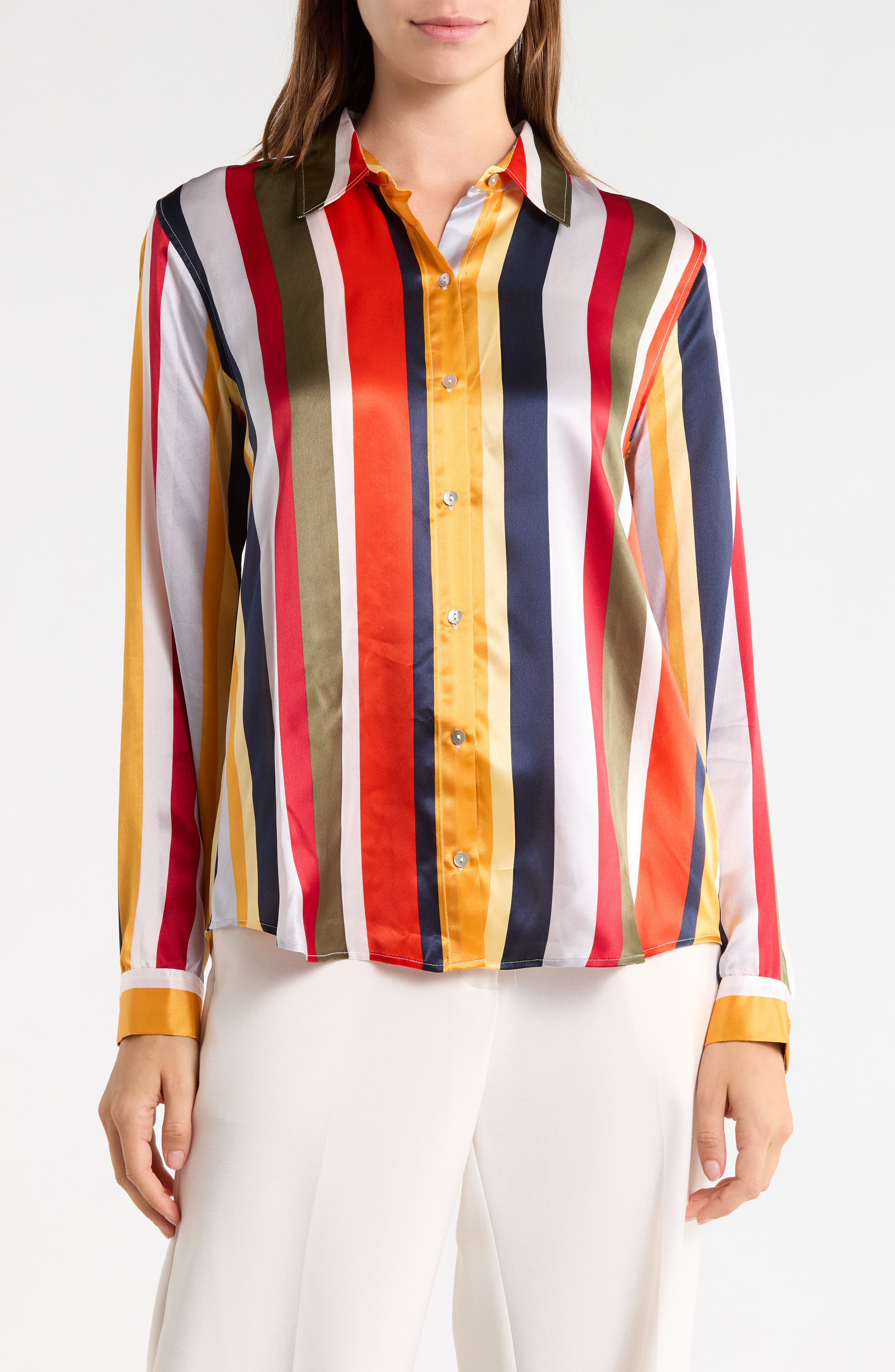 Tyler Silk Stripe Shirt