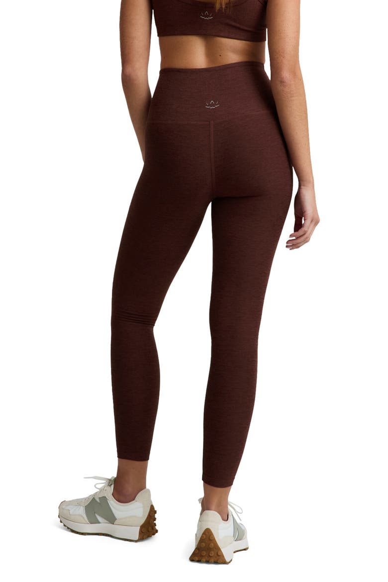 Caught in the Midi High Waist Leggings, Alternate, color, ICED MOCHA HEATHER