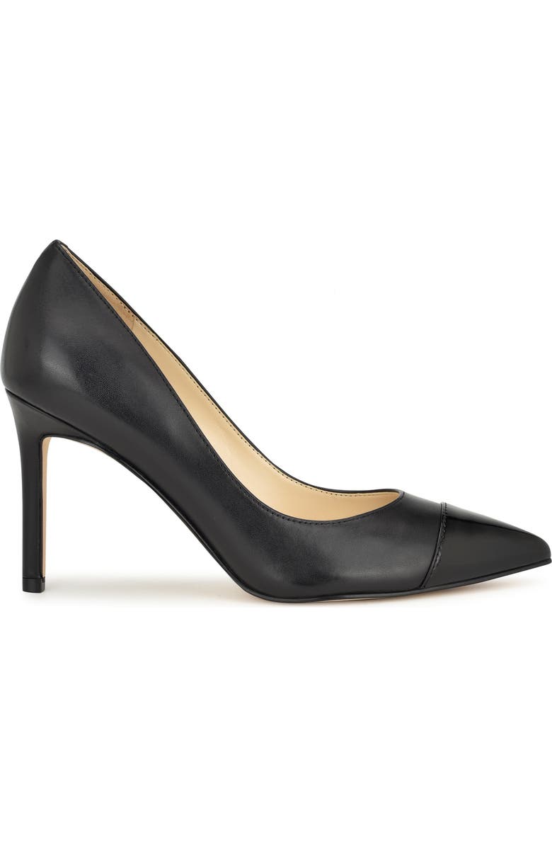 Nine West Enda Pointed Cap Toe Pump, Alternate, color,