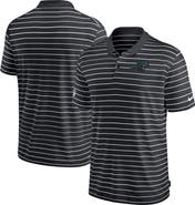 Nike Men's Nike Black Carolina Panthers Sideline Lock Up Victory Performance Polo
