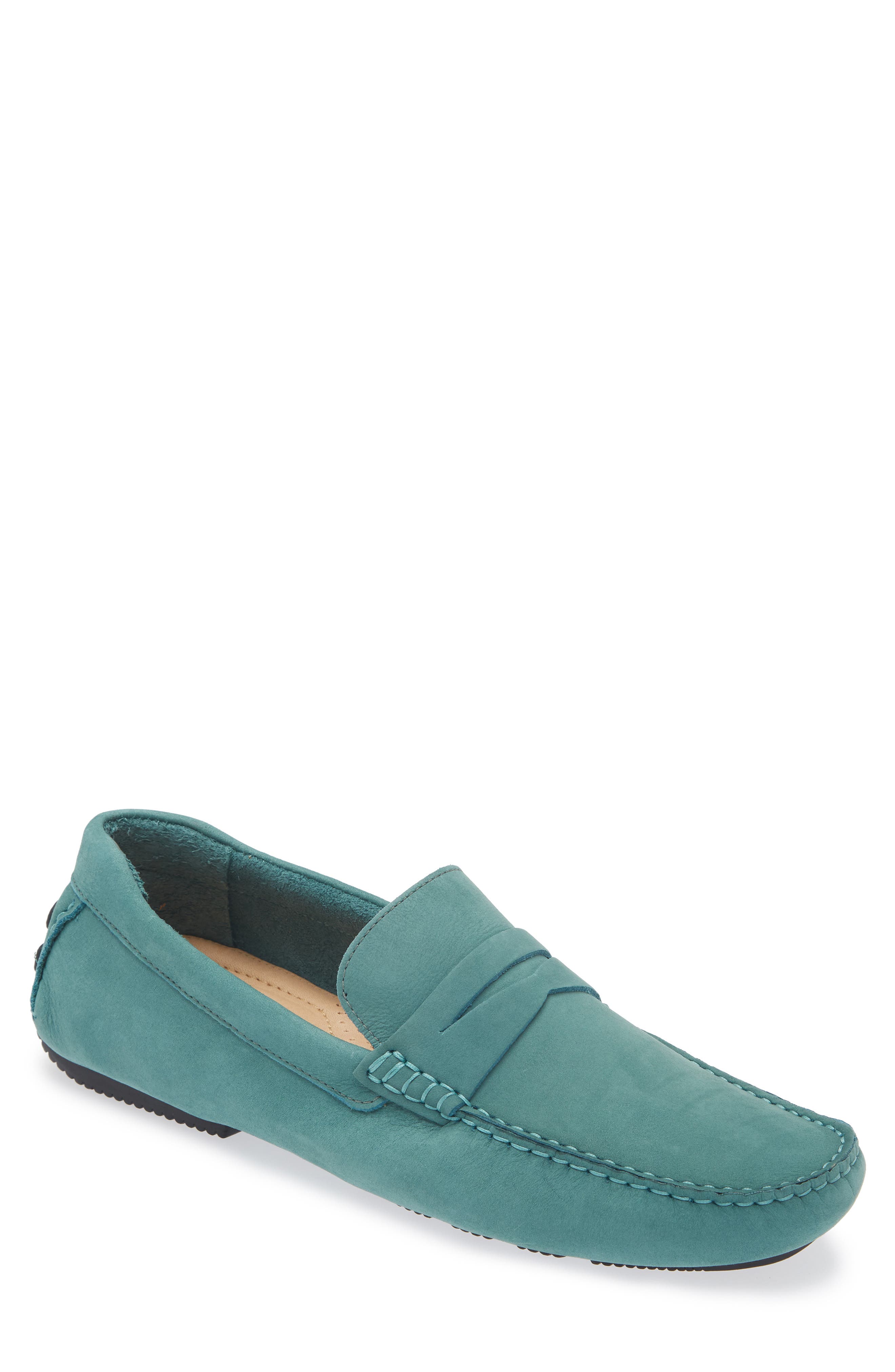 Cody Driving Loafer, Main, color, TEAL HYDRO