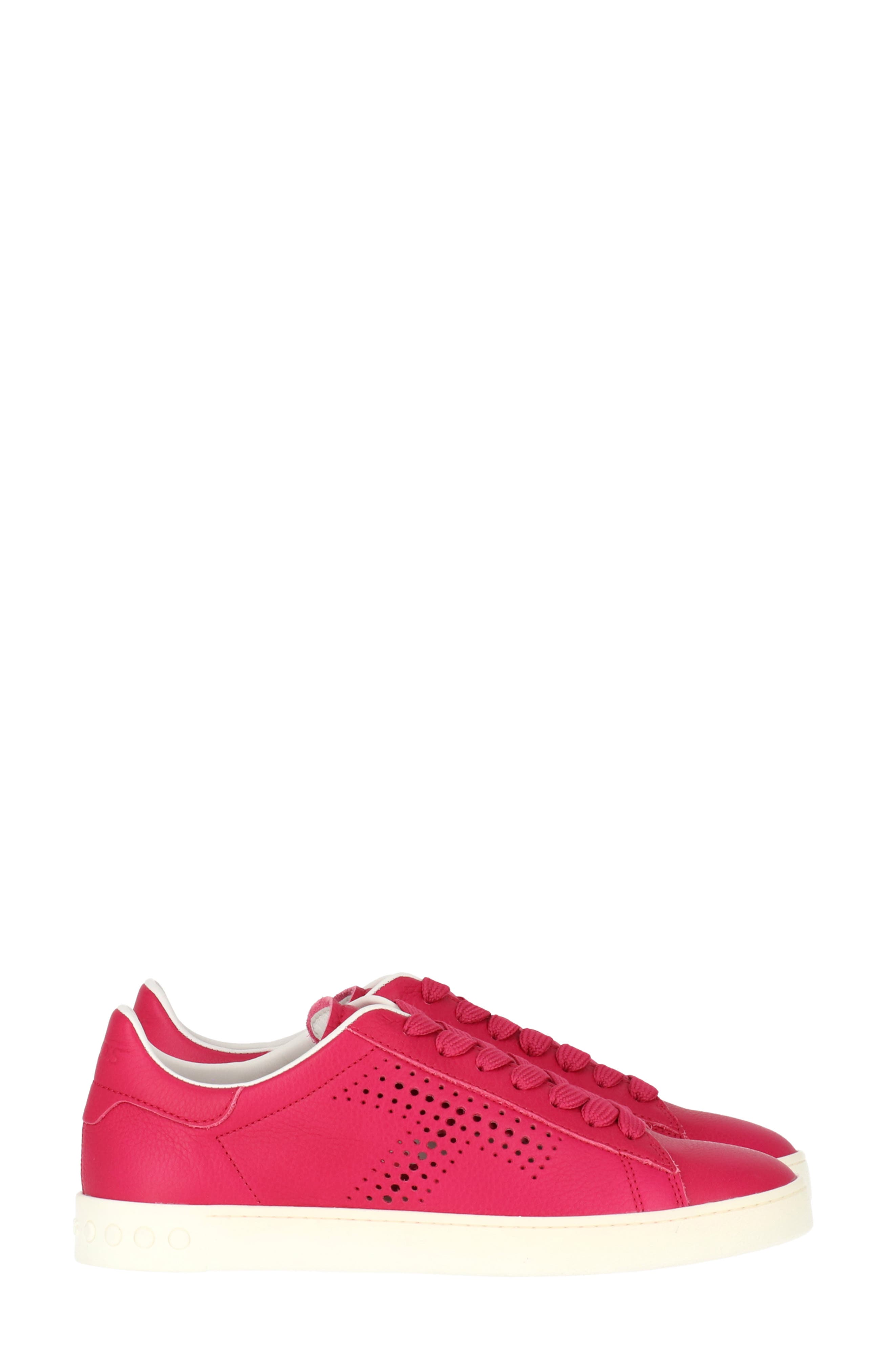 Tod's Perforated Logo Runner Sneaker, Alternate, color, 