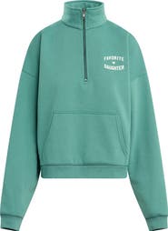Favorite Daughter Hal Half Zip Sweatshirt