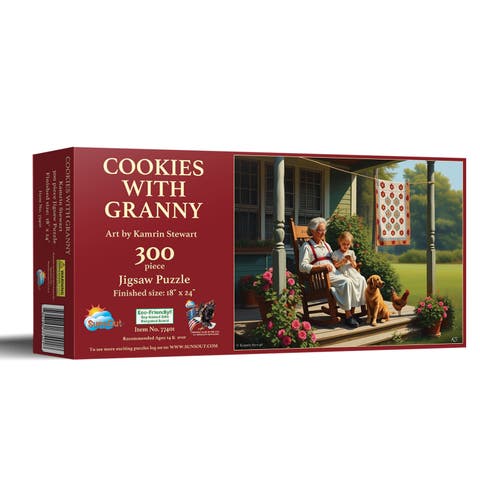 Cookies with Granny 300 piece Jigsaw Puzzle for Adults