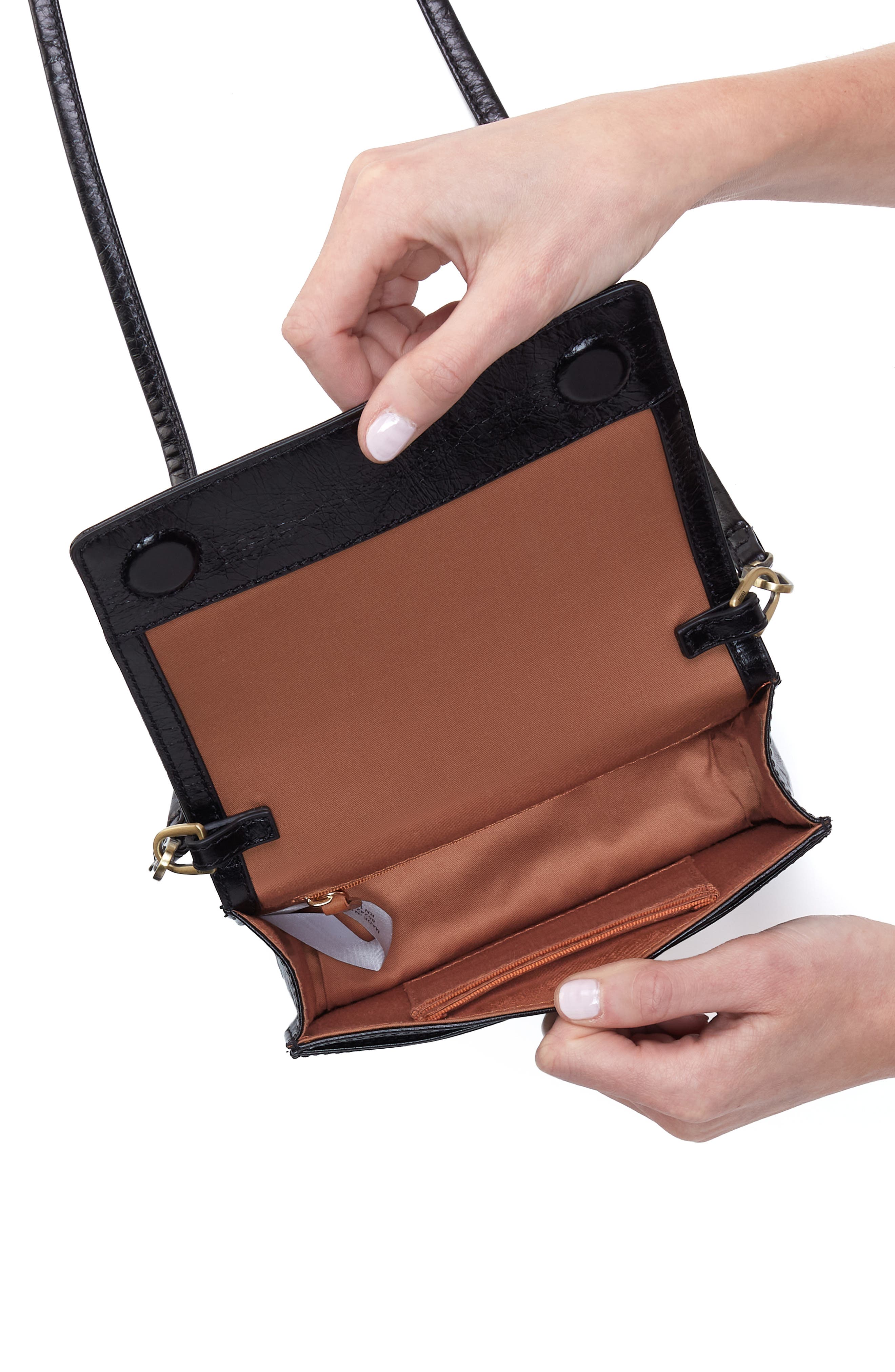 HOBO Jill Leather Phone Crossbody Bag, Alternate, color, 