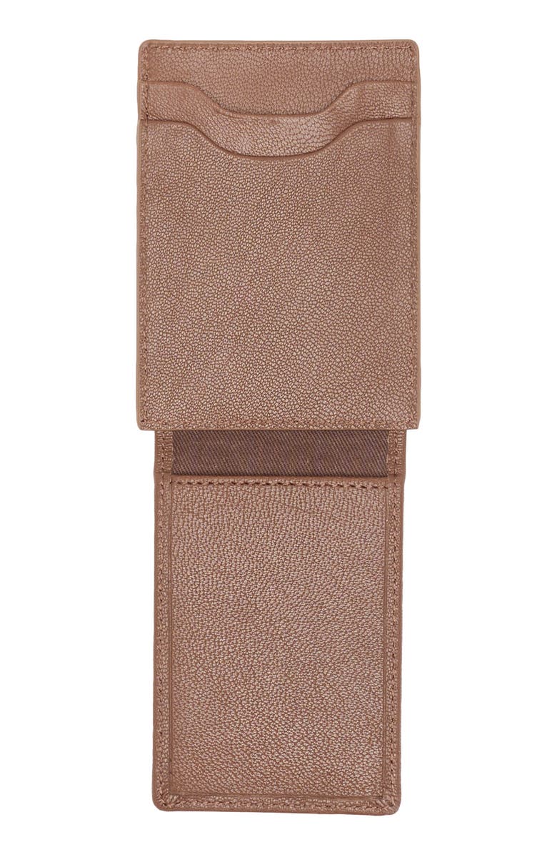 Tommy Bahama Mulholland Leather Card Case, Alternate, color, Brown/ Tan