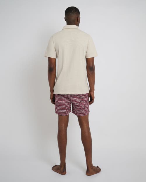 Onia Men's Charles Geometric Swim Trunks, 5" Inseam In Picante Multi