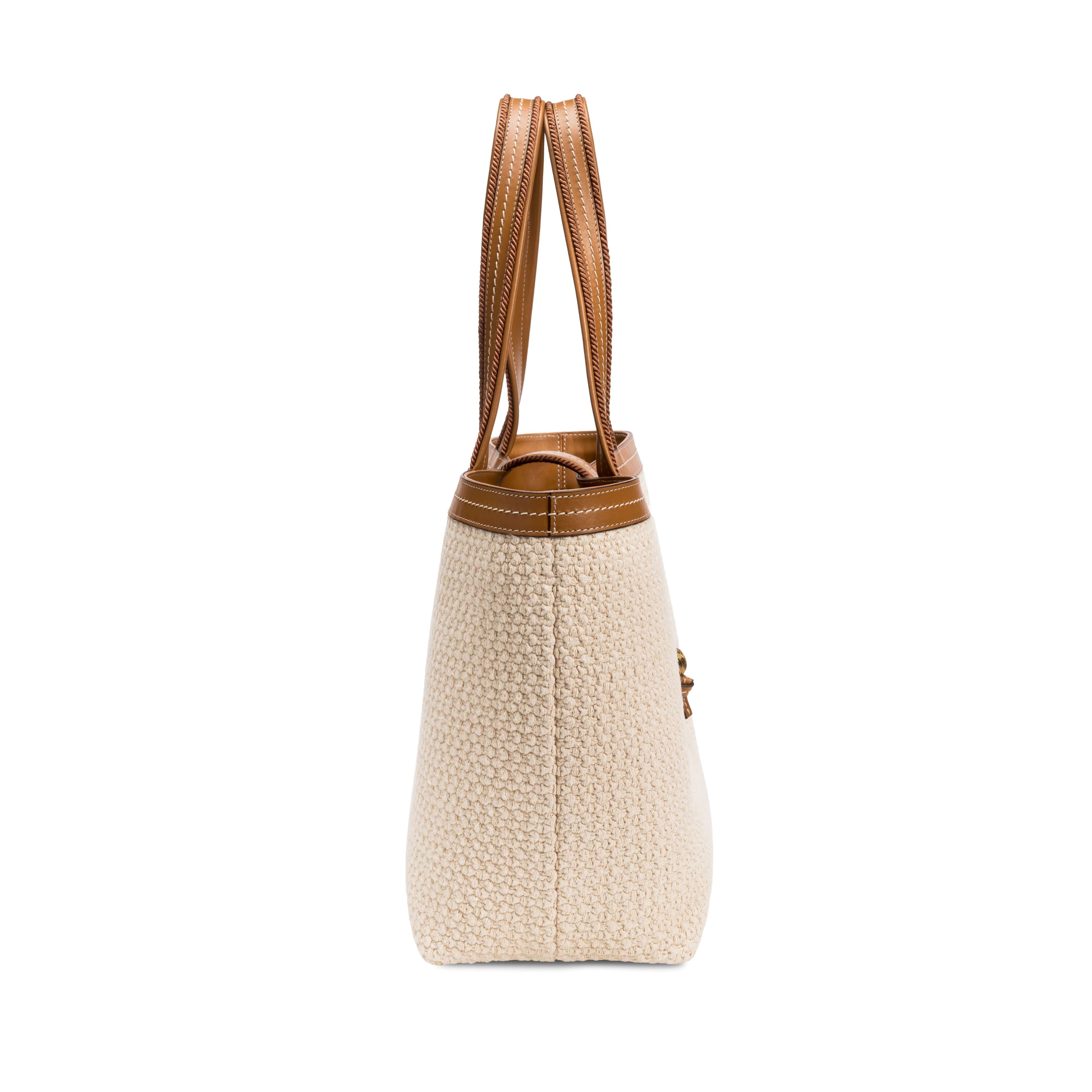 Boho Chic Medium Off White Tote Bag, Alternate, color, Off-White