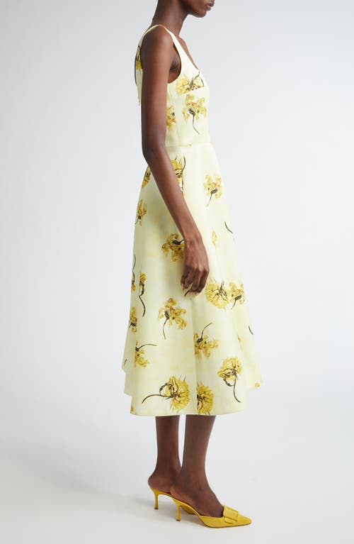 EMILIA WICKSTEAD EMILIA WICKSTEAD SHILOH FLORAL MIDI DRESS