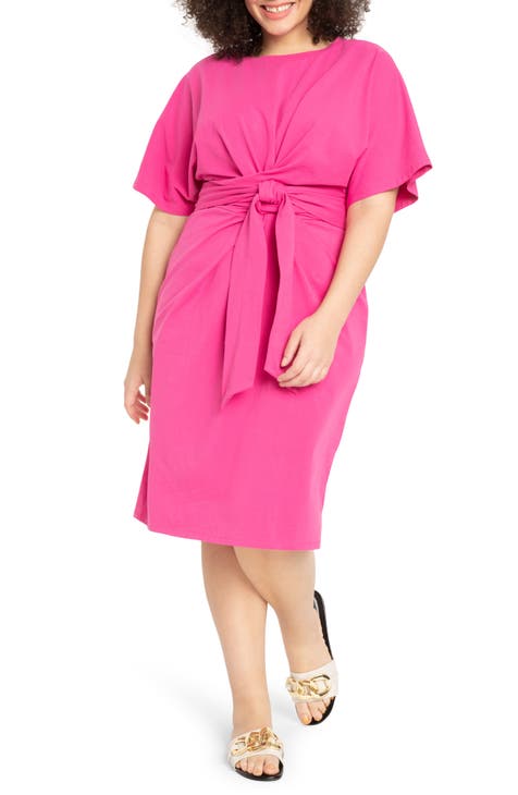 Eloquii Pink Cape Top Sheath outlet Dress