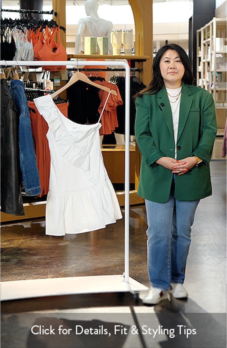 Asymmetric Ruffle Minidress, sales video thumbnail