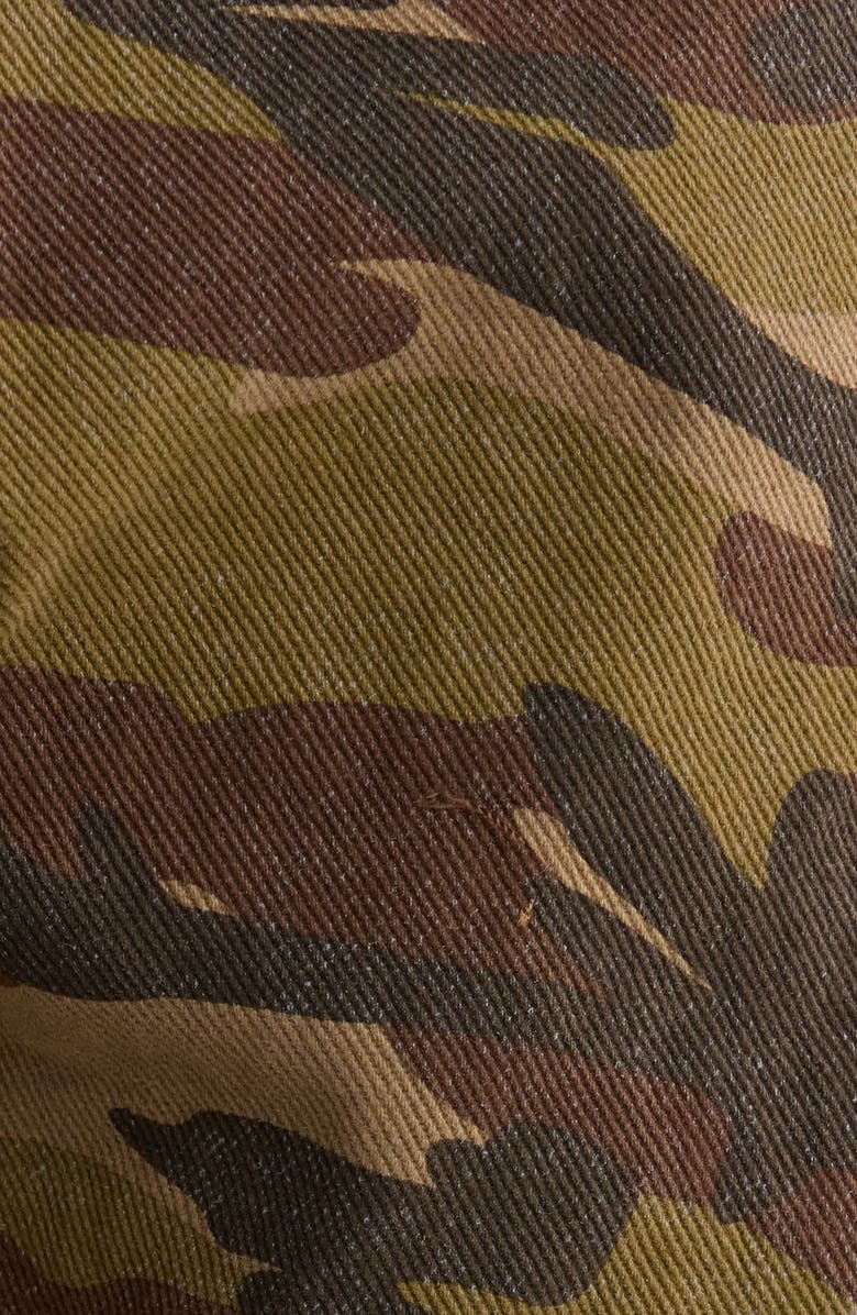 PLEASURES Camo Flare Jeans, Alternate, color, Olive