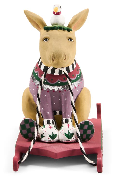 Patience Brewster Mooseltoe Moose Figurine