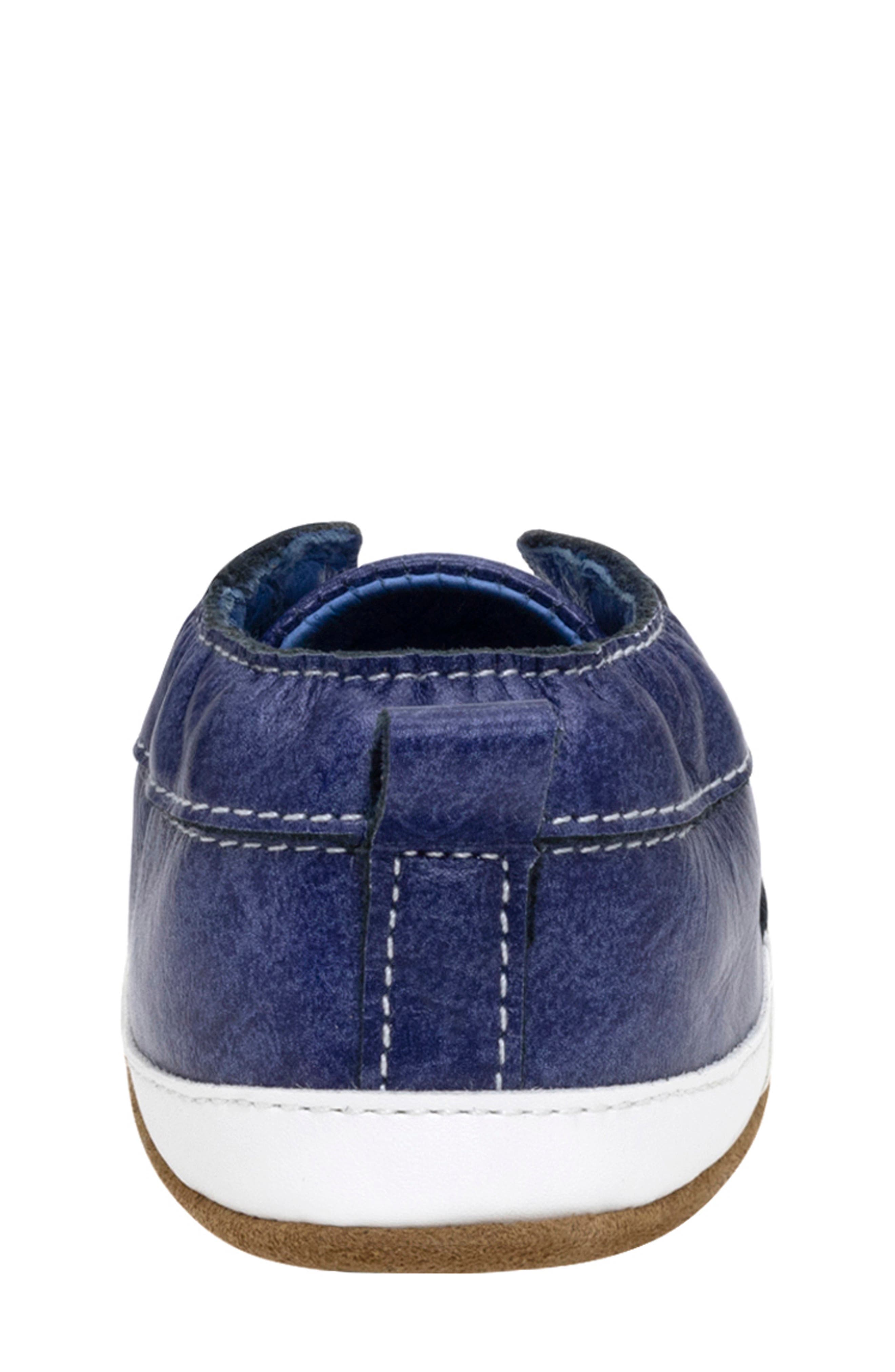 Robeez<sup>®</sup> Stylish Steve Crib Shoe, Alternate, color, Navy