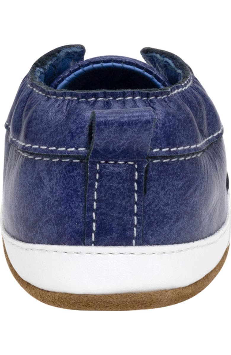 Robeez<sup>®</sup> Stylish Steve Crib Shoe, Alternate, color, Navy