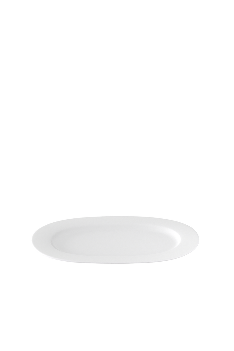 Anmut Oval Platter, Alternate, color, White