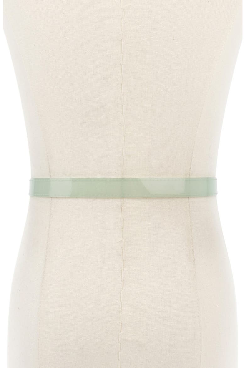 Crystal Eagle Buckle Belt, Alternate, color, SEAFOAM