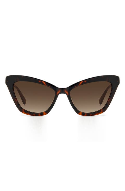 amelie 54mm gradient cat eye sunglasses