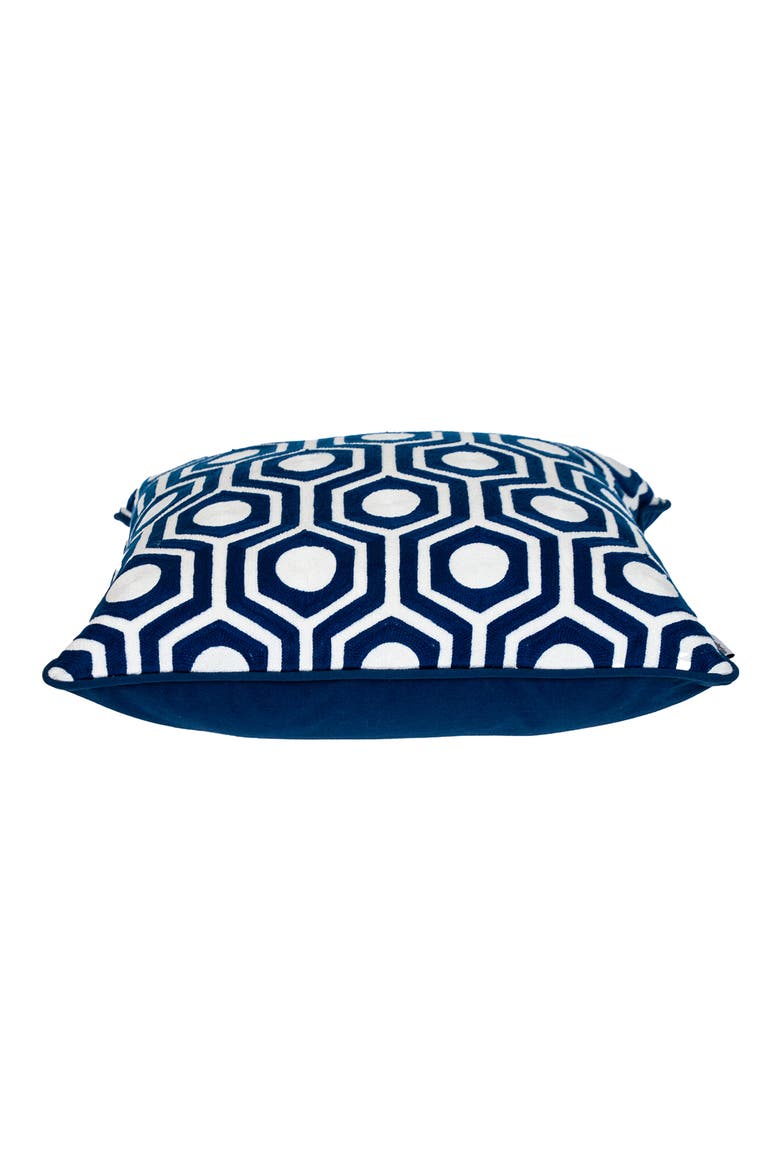 Ursae Embroidered Throw Pillow, Alternate, color, BLUE