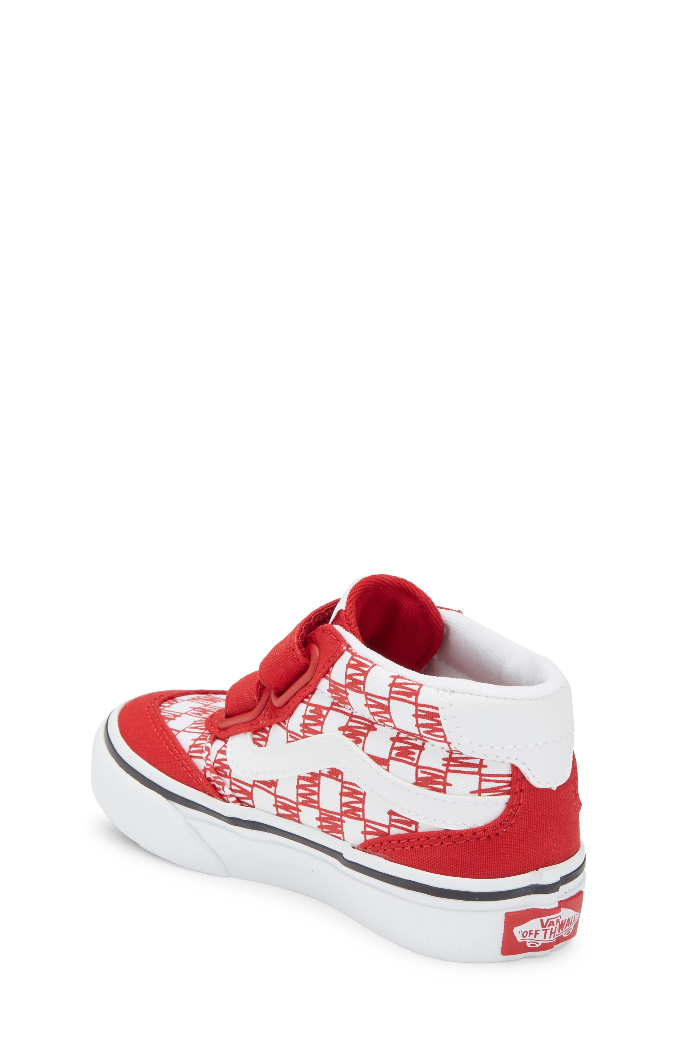 Kids' Brooklyn Mid V Sneaker, Alternate, color, SUNSET RUBY