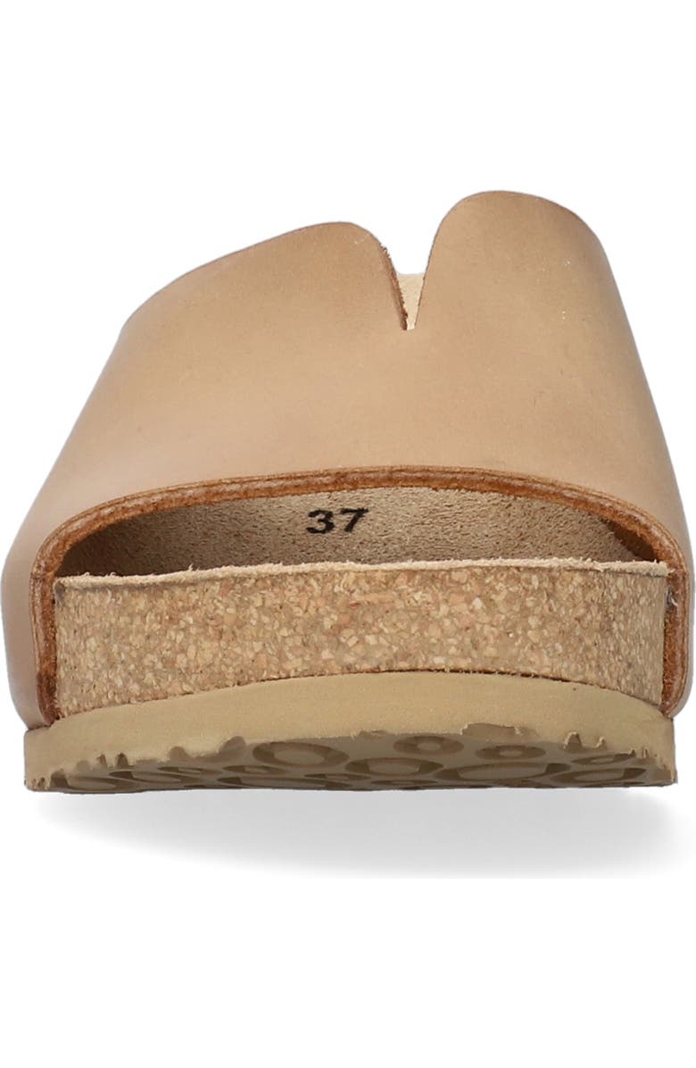 Mephisto Lisane Slide Sandal, Alternate, color, Camel Scratch Leather