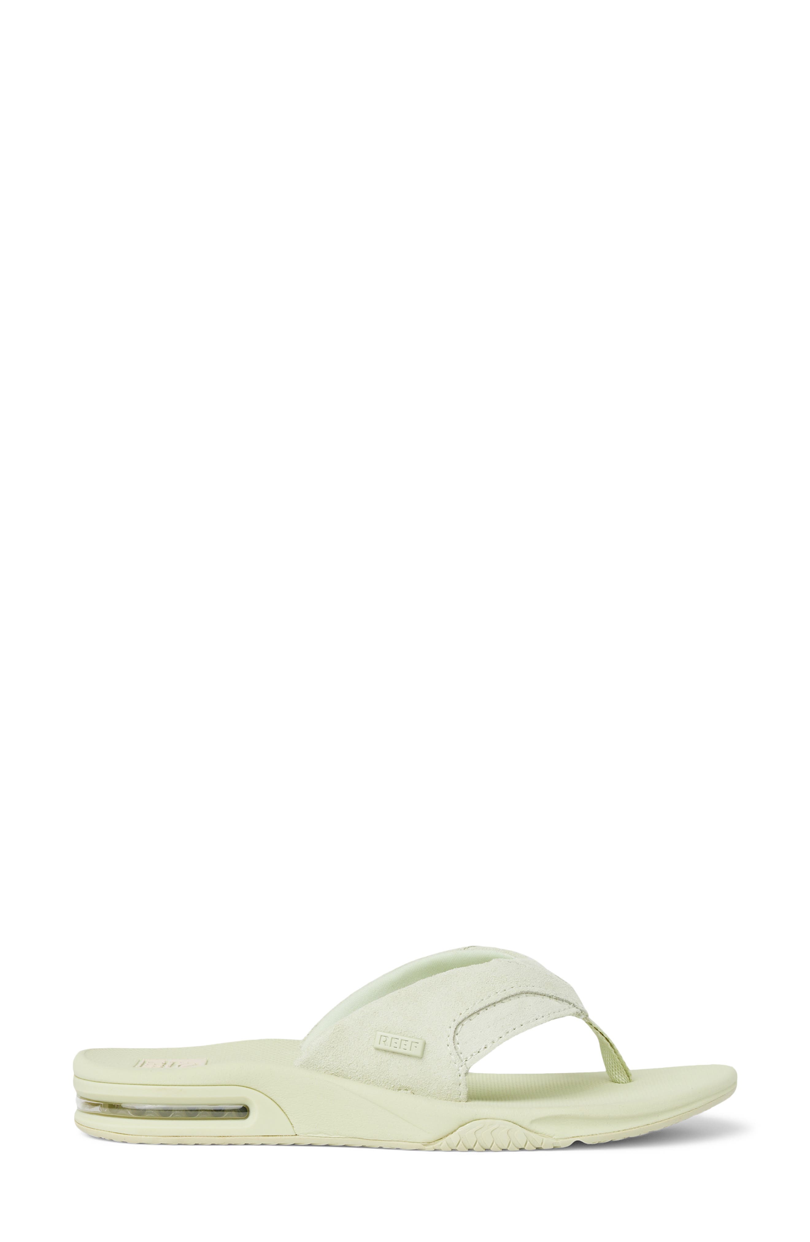 Reef Fanning Flip Flop Sandal, Alternate, color, Aloe Wash Suede