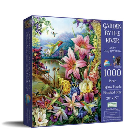Garden by the River 1000 piece Jigsaw Puzzle for Adults