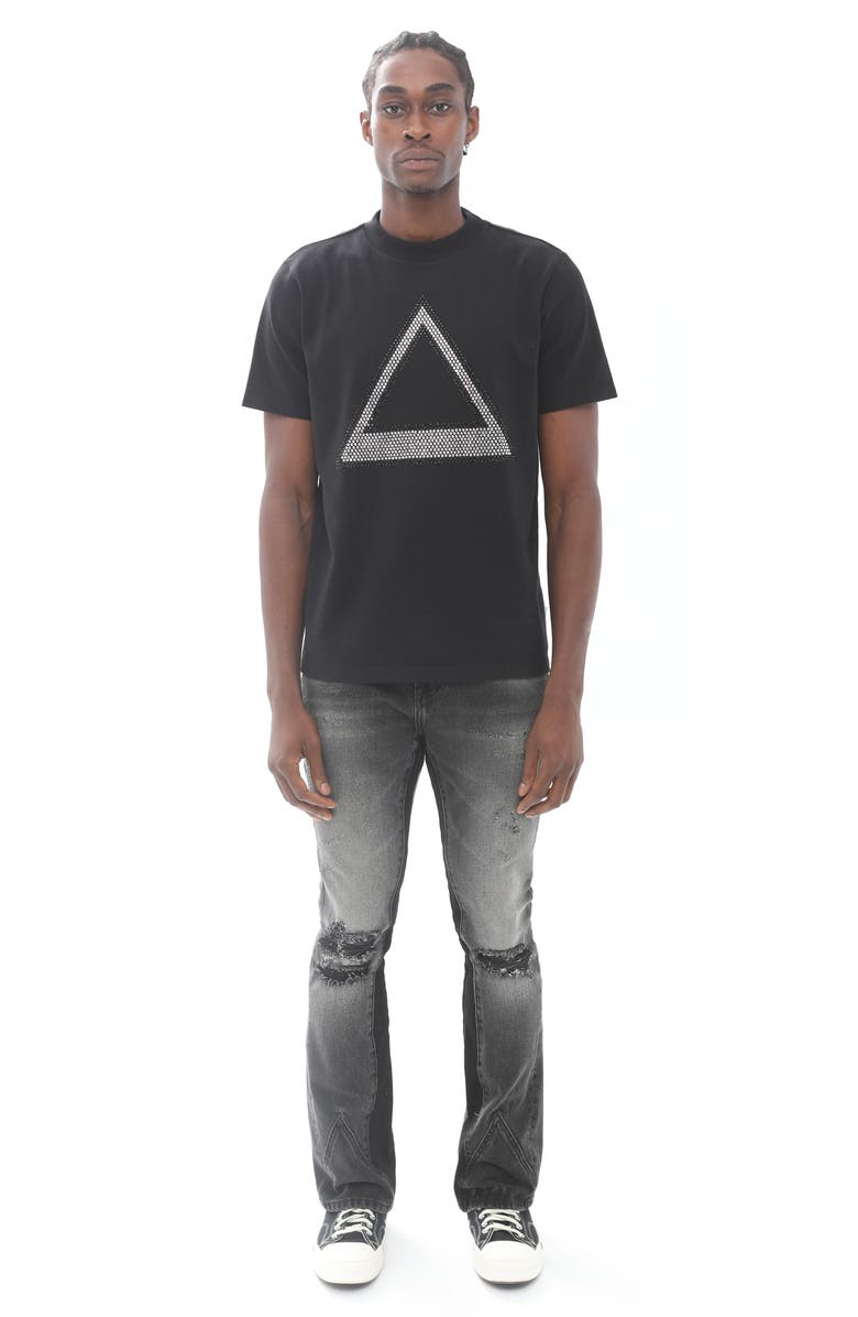 HVMAN Mars Distressed Bootcut Jeans, Alternate, color, 