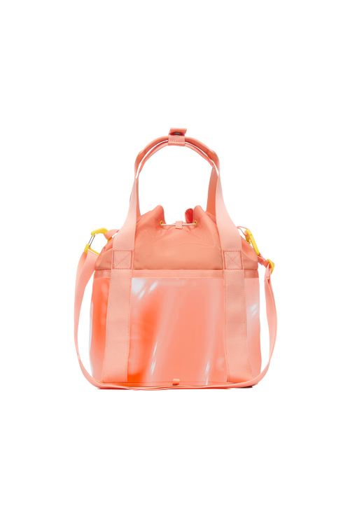 Baboon To The Moon Go-tote Bucket 9l In Sunset Coral
