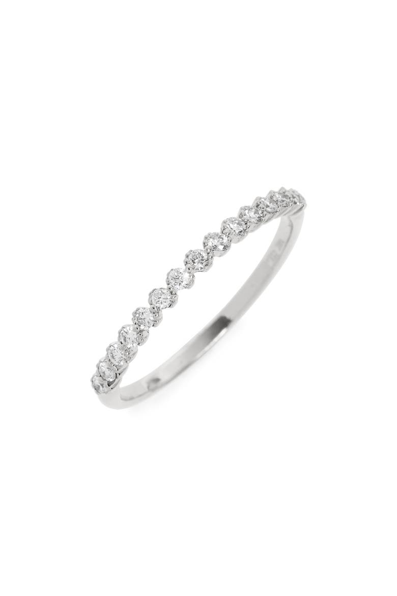Stackable Diamond Ring   (Nordstrom Exclusive), Main, color, WHITE GOLD