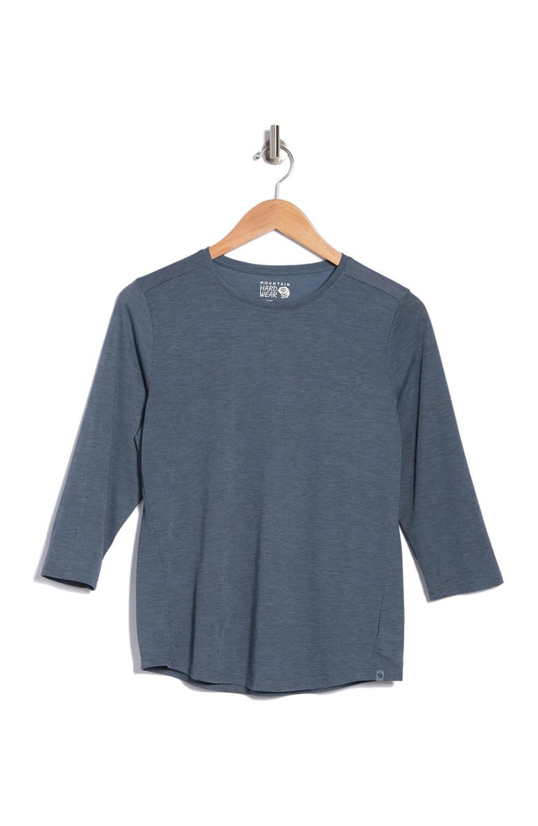 Mountain Hardwear Right On 3/4 Sleeve Performance T-Shirt, Alternate, color, 
