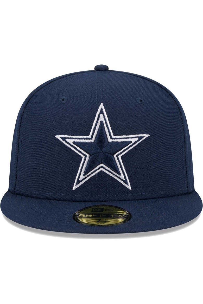 Men's New Era Navy Dallas Cowboys  Main 59FIFTY Fitted Hat, Alternate, color, Navy