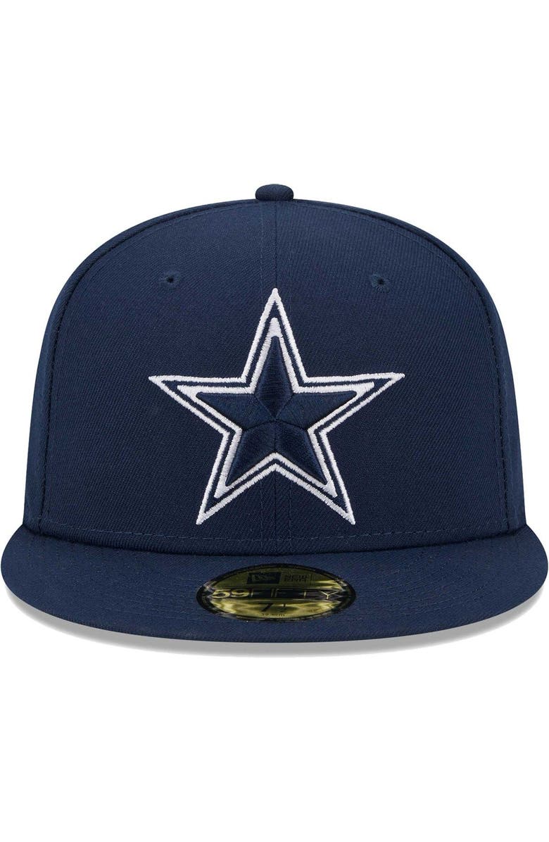 New Era Men's New Era Navy Dallas Cowboys Main 59FIFTY Fitted Hat, Alternate, color, Navy