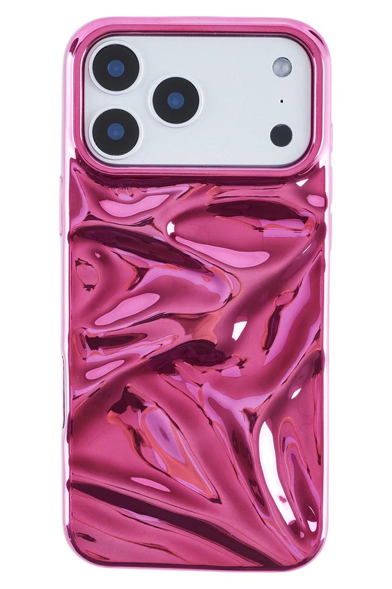 Crinkles iPhone 17 Pro Max, Main, color, FUCHSIA