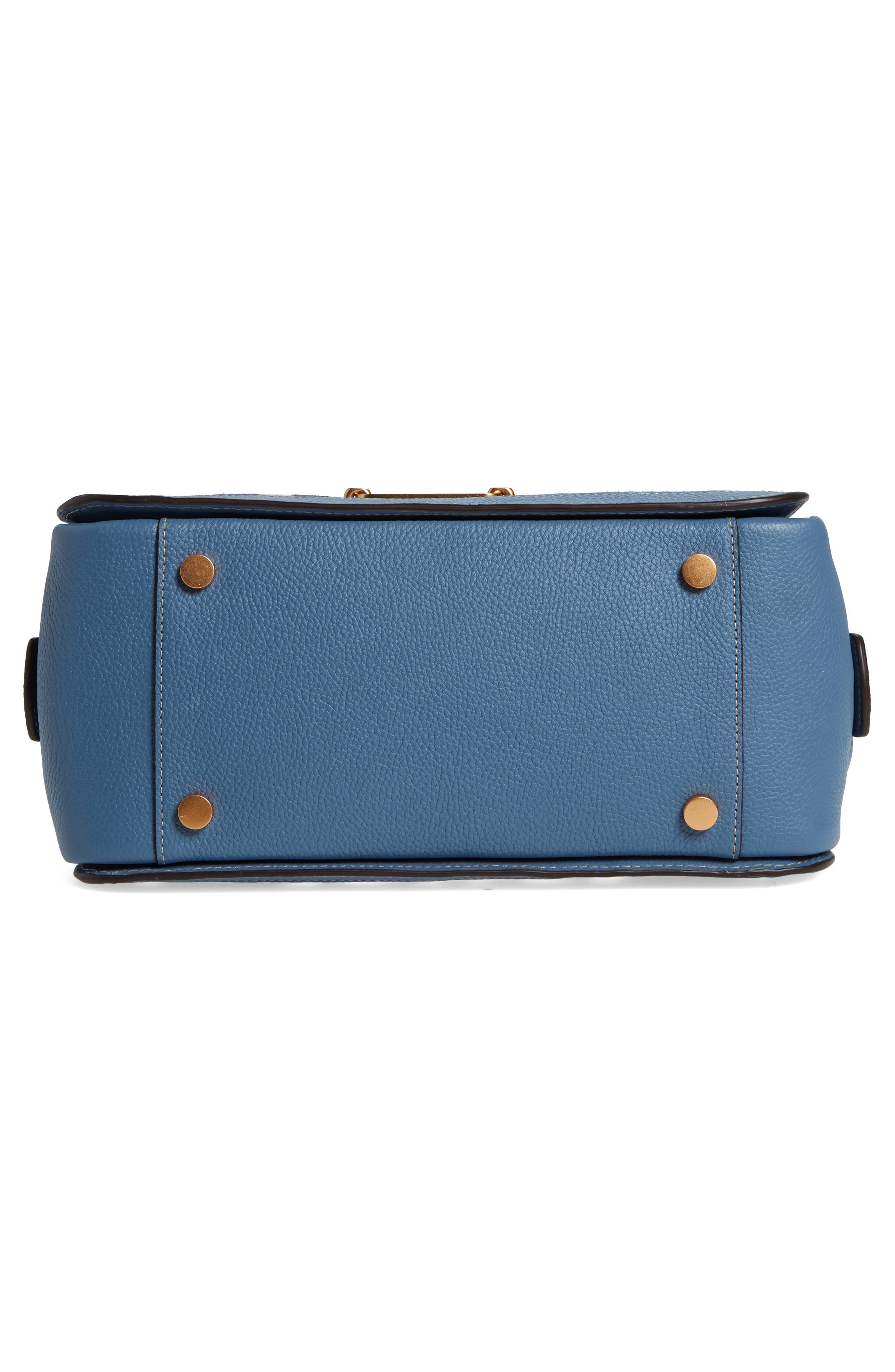 Kate Spade New York tapestry & leather medium satchel, Alternate, color, 