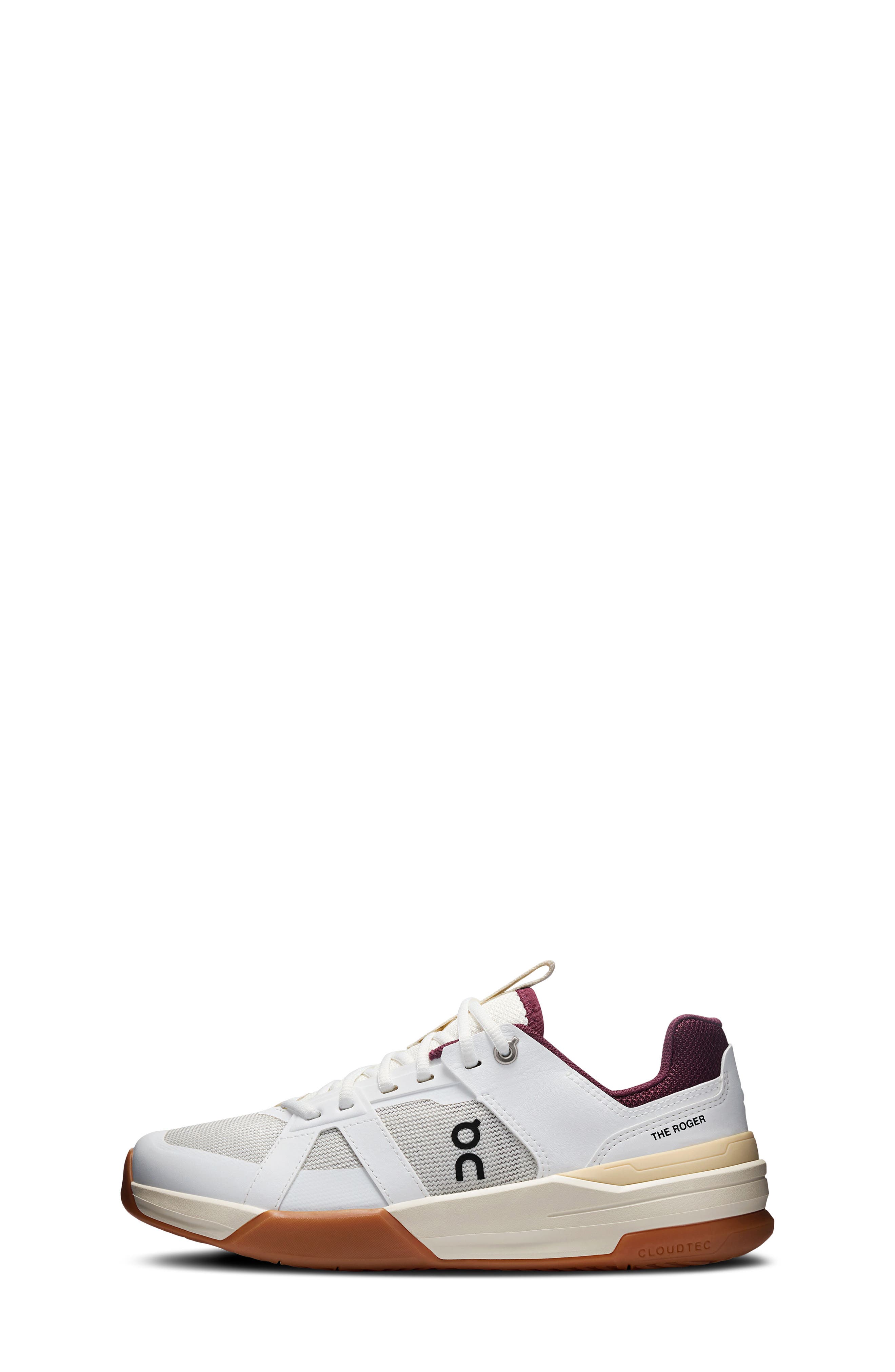 Kids' The ROGER Clubhouse Pro Tennis Sneaker, Alternate, color, WHITE/ MAROON