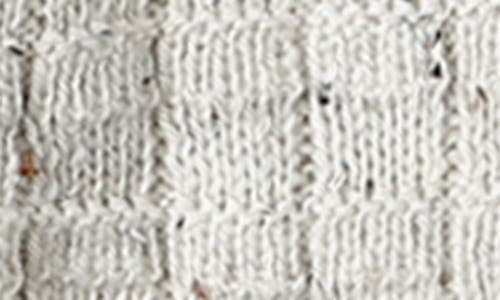 Quincy Mae Tassel Hooded Cardigan In White