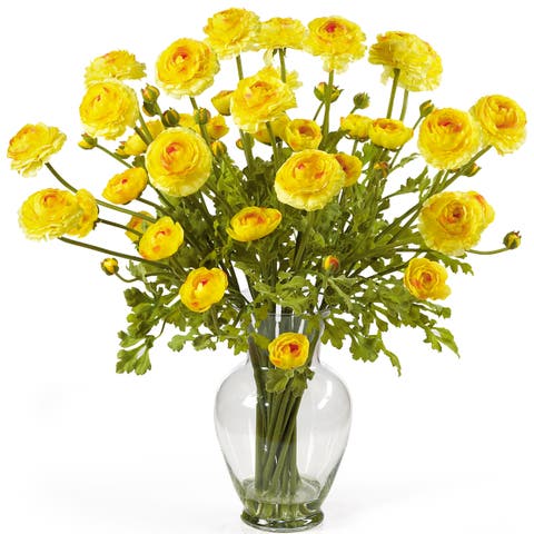Ranunculus Liquid Illusion Artificial Flower Arrangement