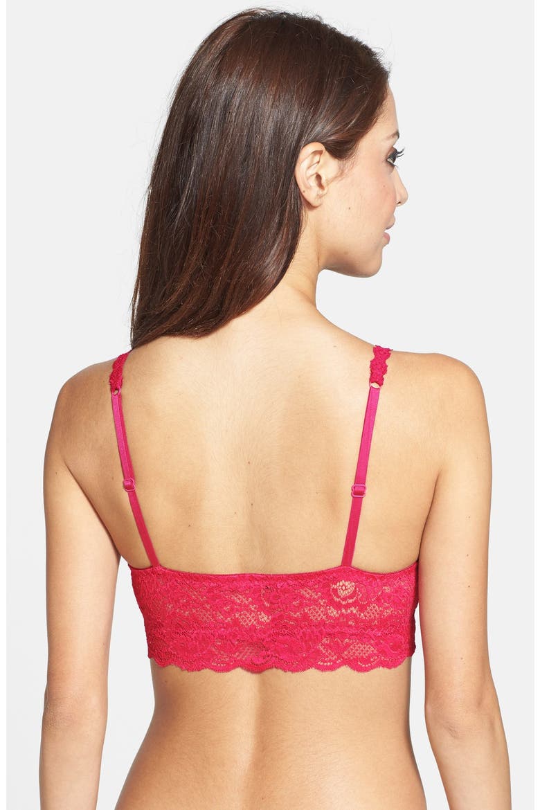'Never Say Never Mommie' Soft Cup Nursing Bralette, Alternate, color, BRIGHT GRENADINE