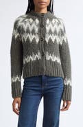 Veronica Beard Christina Fair Isle Cardigan