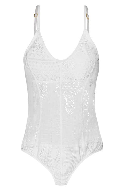 Kids' Mesh One-Piece Swimsuit (Toddler, Little Kid & Big Kid)